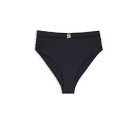 BOSS Bas de bikini taille haute avec double B - Style HW BRIEF_DOUBLE B, 50566520 Bleu foncé M
