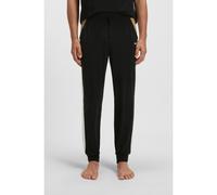 BOSS Bas de pyjama en coton mélangé à empiècements contrastants - Style Balance Pants, 50550492 Noir L