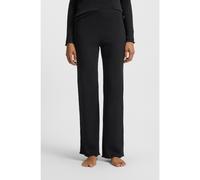 BOSS Bas de pyjama en coton mélangé à la structure gaufrée - Style Cosy Waffle_Pants, 50557176 Noir S