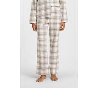 BOSS Bas de pyjama en coton mélangé à motif à carreaux - Style Holiday_Pants, 50556128 Beige à motif L