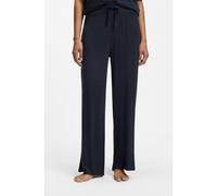 BOSS Bas de pyjama en jersey côtelé avec monogramme Double B - Style SHINY RIB_Pants, 50566070 Bleu foncé L