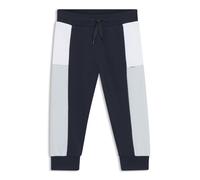 BOSS Bas de survêtement color block en polaire de coton mélangé pour enfant - Style J52429/84918M, J52429 Bleu foncé 74