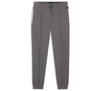 BOSS Bas de survêtement en coton mélangé avec bordure contrastante - Style Sense Pants, 50557197 Gris sombre XXL