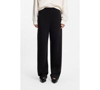 BOSS Bas de survêtement en coton mélangé avec passepoils brillants - Style Essuga, 50551504 Noir S