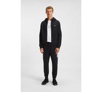 BOSS Bas de survêtement en coton stretch avec empiècements contrastants - Style Tracksuit Set_IN, 50557138 Noir L
