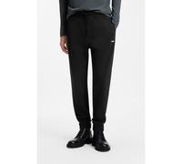 BOSS Bas de survêtement en molleton de coton avec détail logo - Style SeChup, 50533392 Noir M