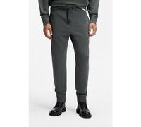 BOSS Bas de survêtement en molleton de coton avec détail logo - Style SeChup, 50533392 Vert sombre M