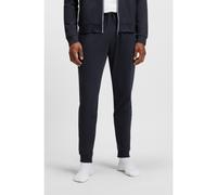 BOSS Bas de survêtement en molleton de coton avec logo imprimé - Style Authentic Pants, 50545565 Bleu foncé L