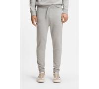 BOSS Bas de survêtement en molleton de coton avec patch logo - Style Sestart, 50509303 Gris chiné XL