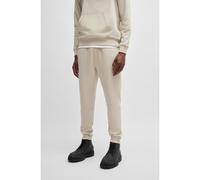 BOSS Bas de survêtement en molleton de coton avec patch logoté - Style Sestart, 50509303 Beige clair XXL