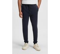 BOSS Bas de survêtement en molleton de coton avec patch logoté - Style Sestart, 50509303 Bleu foncé S