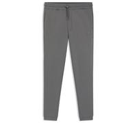 BOSS Bas de survêtement en molleton de coton avec patch logoté - Style Sestart, 50509303 Gris L