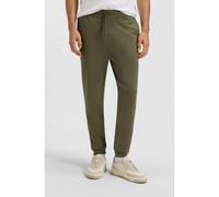 BOSS Bas de survêtement en molleton de coton avec patch logoté - Style Sestart, 50509303 Olive S