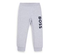 BOSS Bas de survêtement en polaire avec logo imprimé vertical pour enfant - Style J50573/A3218M, J50573 Gris chiné 74