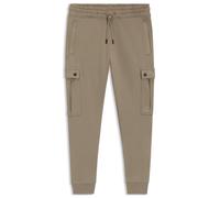 BOSS Bas de survêtement Relaxed en molleton de coton avec poches cargo - Style Seteam, 50542917 Brun chiné XL