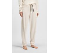 BOSS Bas de survêtement resserré aux chevilles avec cordon de serrage à rayures emblématiques - Style CP Stripe_Pants Cuff, 50524759 Naturel L