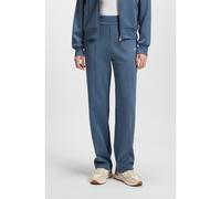 BOSS Bas de survêtement Straight avec logo et passepoil contrastants - Style Erina, 50544183 Bleu XS