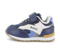 Boss - Basket À Lacets - Bleu Cargo - Garçon - Taille 19