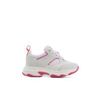 BOSS Baskets à lacets pour enfant, en cuir et en mesh - Style J19064/10B32, J19064 Blanc 39