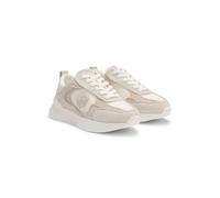 BOSS Baskets avec finitions en cuir suédé et monogramme Double B - Style B Icon_Runn_sdnap, 50548288 Beige clair 38