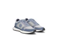 BOSS Baskets avec finitions en cuir suédé et monogramme Double B - Style Jonah_Runn_sdmeBB, 50564185 bleu clair 39