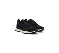 BOSS Baskets avec finitions en maille et cuir bruni - Style Jonah_Runn_knsdbu, 50542119 Noir 42
