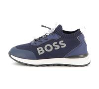 Boss - Baskets Avec Lacets Élastiqués - Bleu Cargo - Garçon - Taille 35
