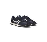 BOSS Baskets basses avec finitions en similicuir - Style Zayn_Tenn_bnymi, 50568479 Bleu foncé 39
