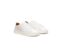 BOSS Baskets basses en cuir avec logo embossé - Style Kieran_Tenn_bustd, 50557866 Blanc 41