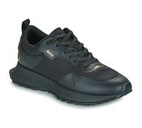 BOSS Hommes Jonah Runn Baskets en mélange de matières avec Mesh et Logos