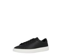 Hugo Boss – Baskets basses en cuir – Kieran Tenn – Semelle en gomme – Noir 45