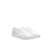 BOSS Baskets basses Nitan txsd pour homme en daim et cuir synthétique, taille, Blanc ouvert., 42 EU