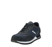 BOSS Chaussures Parkour Running – logos et détails en similicuir – Bleu marine et blanc Taille 42