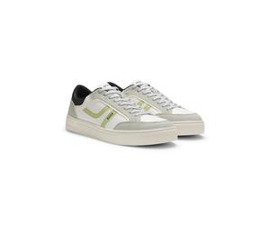 BOSS Baskets color block en similicuir - Style Rhys_Tenn_pumi, 50562799 Gris chiné 41