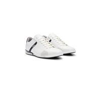 BOSS Hommes Saturn Lowp Baskets en Cuir avec Doublure Anti-odeurs