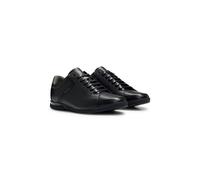 BOSS Baskets en cuir avec doublure anti-odeurs - Style Saturn_Lowp_lux4 A_N, 50498282 Noir 40
