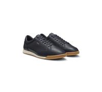 BOSS Baskets en cuir avec logo imprimé en transfert - Style Nitan_Lowp_lt, 50568493 Bleu foncé 43