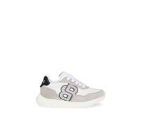 BOSS Baskets en cuir avec monogramme Double B pour enfant - Style J51329/10P28, J51329 Blanc 37