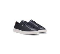 BOSS Baskets en cuir avec semelle en gomme - Style Kieran_Tenn_allt, 50552853 Bleu foncé 44