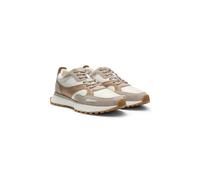 BOSS Baskets en cuir foulonné avec semelle extérieure offrant un bon maintien - Style Jonah_Runn_sdltb, 50548782 Beige 45