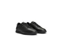 BOSS Baskets en cuir nappa à détails perforés - Style Titanium SL_ltpf, 50542099 Noir 46