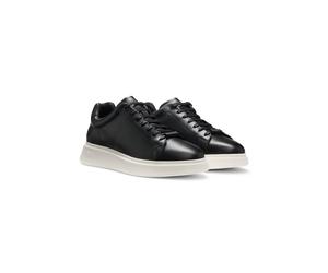 BOSS Baskets en cuir - Style Bulton_Runn_lt_N, 50497887 Noir 45