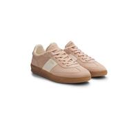 BOSS Baskets en cuir suédé avec finitions en cuir lisse - Style Brenta_Tenn_sdlt, 50563375 Rose clair 37