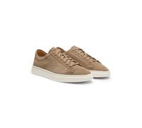 BOSS Baskets en cuir suédé avec logo en relief - Style Kieran_Tenn_wcsd, 50563162 Beige 41