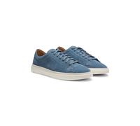 BOSS Baskets en cuir suédé avec logo en relief - Style Kieran_Tenn_wcsd, 50563162 Bleu 39