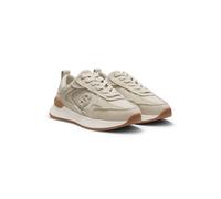 BOSS Baskets en cuir suédé avec monogramme Double B - Style B Icon_Runn_stcsdcv, 50569213 Beige clair 42