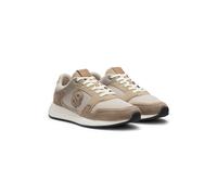 BOSS Baskets en cuir suédé avec monogramme Double B - Style Vinston_Runn_sdmeBB, 50554612 Beige clair 39
