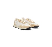 BOSS Baskets en mélange de matières avec détails en cuir suédé - Style Titanium_Runn_sdnysi, 50536469 Beige clair 39