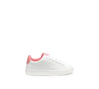 BOSS Baskets en similicuir et toile pour enfant - Style J52585/10P27, J52585 Blanc 31