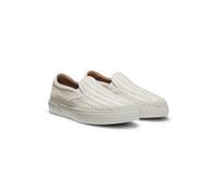 BOSS Baskets Gary à enfiler en cuir suédé tissé et uni - Style Gary_Slon_sdwv_204, 50547286 White 41